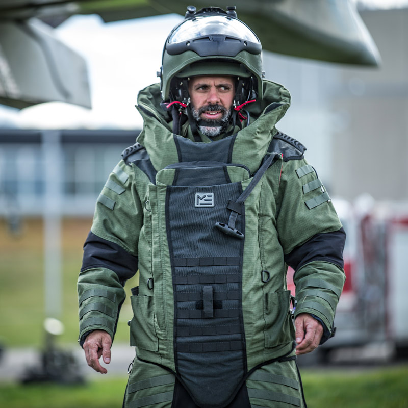 Person In Hazardous Materials Suit